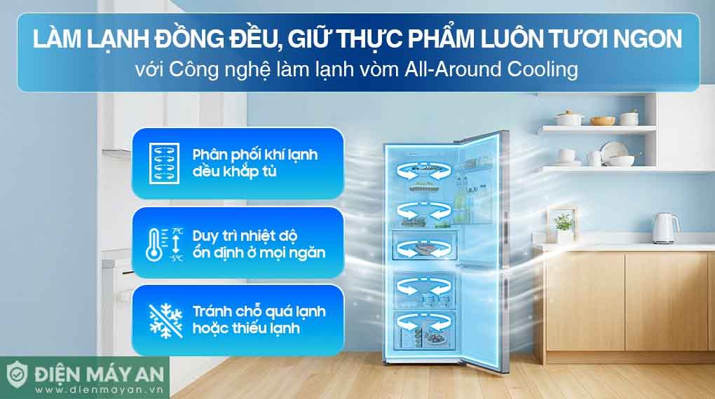 Tủ lạnh Samsung Inverter 280 lít RB27N4020S9/SV